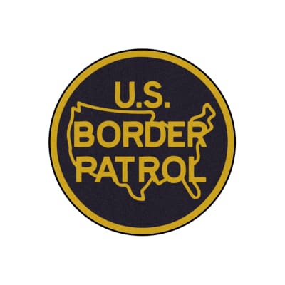Border Patrol (USBP) Insignia Round Floor Mat