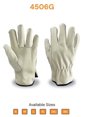 C2V Industry Grade Leather Driver Glove, 4506G