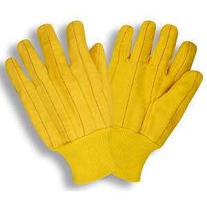 Cordova Cotton Glove, Yellow, Large 2318
