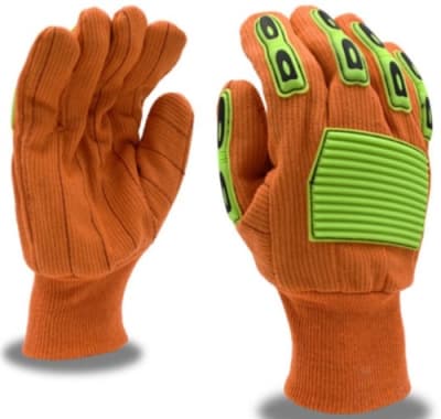 Cordova Hi-Vis TPR Gloves, Double Palm 2800TPR