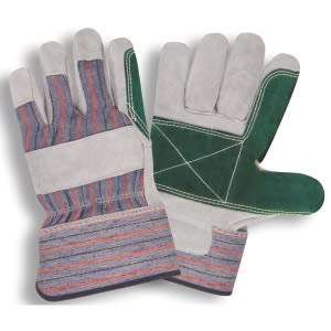 Cordova Leather Palm Work Gloves, Safety Cuff 7261JP