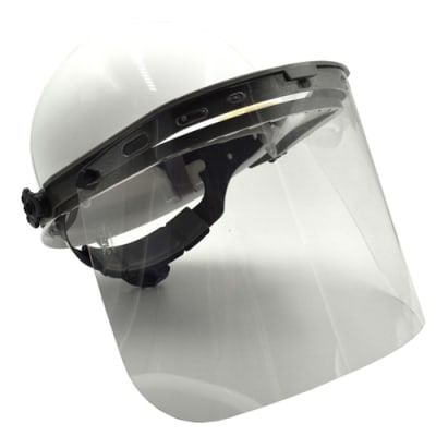 Cordova Hard Hat Face Shield, Polyester HFS1