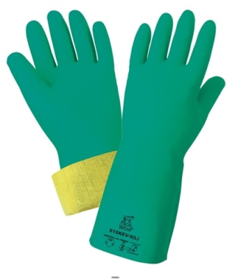 Global Glove Nitrile Chemical Resistant Glove, A2, 515KEV
