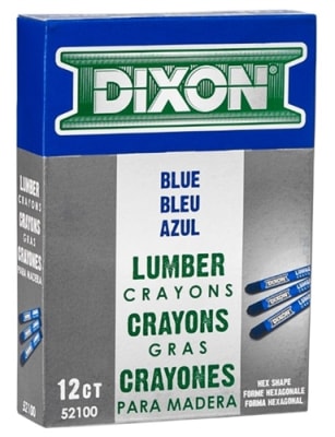 Dixon Lumber Crayon, Blue, 464-52100