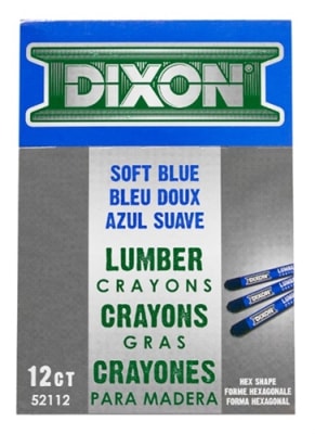 Dixon Lumber Crayon, Soft Blue, 464-52112