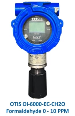 OTIS OI-6000 Gas Detector, Formaldehyde 0-10 PPM