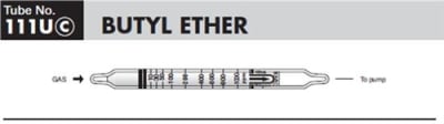 Sensidyne Butyl Ether Gas Detector Tube 111Uc, 10-1,200 ppm