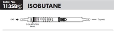 Sensidyne Isobutane Gas Detector Tube 113SBc, 50-1200 ppm