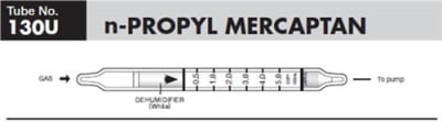 Sensidyne N-Propyl Mercaptan Detector Tube 130U 0.5-10 ppm
