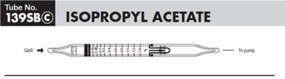 Sensidyne Isopropyl Acetate Gas Detector Tube 139SBc 0.01-1.2%
