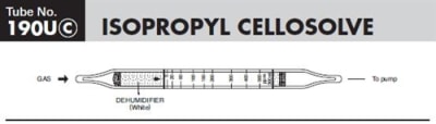 Sensidyne Isopropyl Cellosolve Detector Tube 190Uc 5-350 ppm