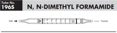 Sensidyne NN Dimethyl Formamide Detector Tube 196S 1-30 ppm