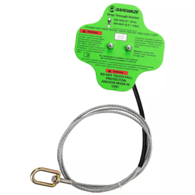SafeWaze 8.5' Drop-Through Cable Anchor,  020-4021