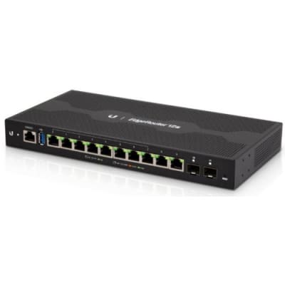 ER-12P EdgeRouter 12 Advanced 10 Port 24v PoE Gigabit Router by Ubiquiti Networks