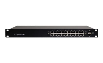 ES-24-250W EdgeSwitch 24 Port Gigabit 24V/802.3af/at PoE 250W by Ubiquiti