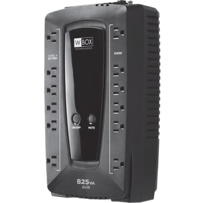 UltraTech 0E-825V12VRD 825VA/480W Battery Backup Line-Interactive Compact UPS with 12 Outlets
