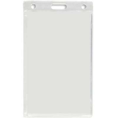 Vertical EVA Badge Holder with Slot and Chain Hole, 25-Pack