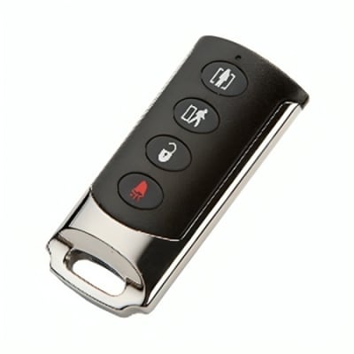 PRO 0E-FOBRMT345 4-Button Keyfob Chrome 345 MHz