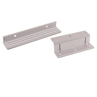PRO 0E-LZB12 Mounting Bracket for 1200 lb Magnetic Lock for In-Swinging Doors, Anodized Aluminum