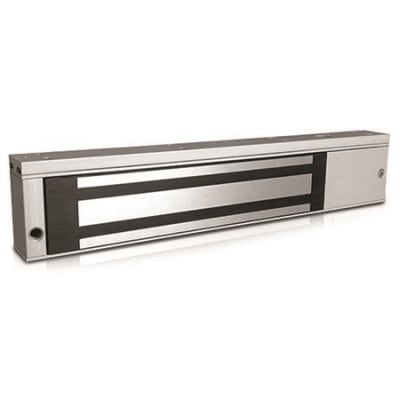 PRO 0E-MAG600LB Single Door Magnetic Lock, 600 lb, UL/ULC, Brushed Aluminum