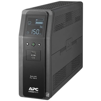 APC BN1500M2 UPS PRO BN 1500VA, 10-Outlets, 2-USB Charging Ports, AVR, LCD interface