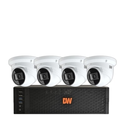 Digital Watchdog DW-DX1VSTK24 Blackjack DX Server MEGApix 4MP Turret IP Camera with Fixed Lens and IR
