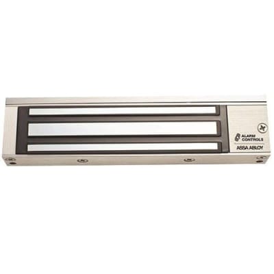 Alarm Controls 320S Single Magnetic Lock, 300lbs., Clear Anodized