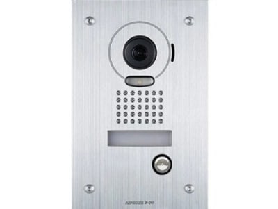 Aiphone JP-DVF Video Door Station, Vandal Resistant Flush Mount Stainless Steel