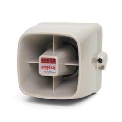 Potter SSX-52 Series 6 to 12 VDC Wall Mount Siren 120dB