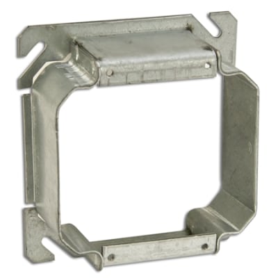 847200 4 square cover 2device mud ring 2 raised dr