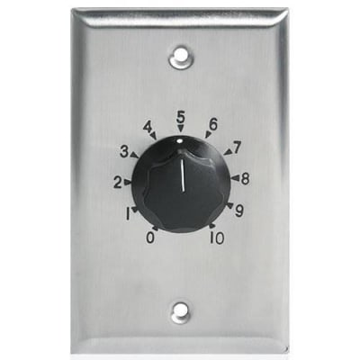 Atlas Sound AT10 10W Auto Transformer Stainless Steel