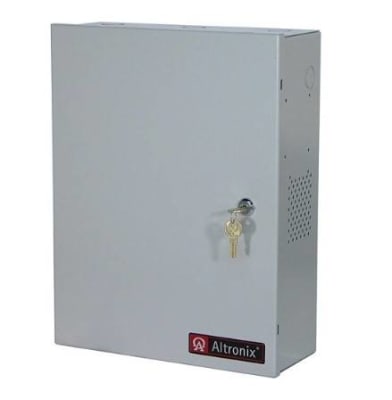 Altronix AL400ULXPD8 Power Supply / Charger Module, 8-Output, 115VAC 3.5A Input, 12/24VDC 4A Output, Enclosure
