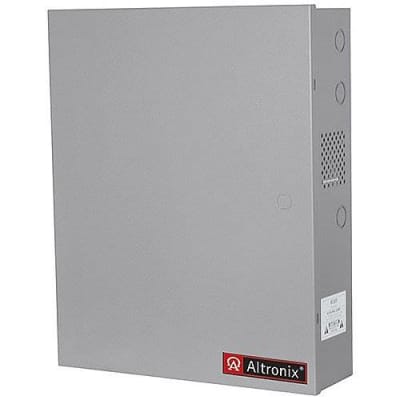 Altronix AL600ULACMJ Access Power Controller with Power Supply Charger, 8 Fused Relay Outputs, 12/24VDC at 6A, FAI, 115VAC, BC600G Enclosure