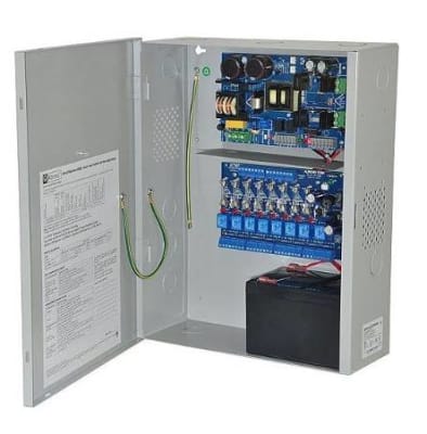 Altronix EFLOW102N Power Supply / Charger, Single Output, 12VDC at 10A, Aux Output, FAI, LinQ2 Ready, 115VAC, BC300 Enclosure