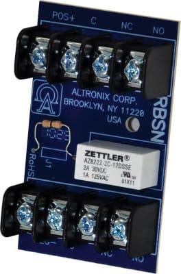 Altronix RBSN Relay - 12-24VDC @2A DPDT