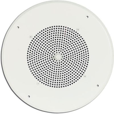 Bogen S86T725PG8UVK 8" Ceiling Speaker Grille System with Volume Control, Bright White