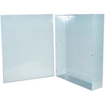 Mier BW-102G Indoor Electrical Enclosure with Removable Door, 20"x24"x 5", Gray
