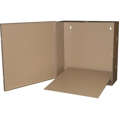 Mier BW-106BP Indoor Electrical Enclosure with Removable Back Panel, 12"x12"x4", Beige