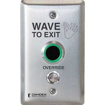 Camden CM-221M/46 No-Touch Switch, Single Gang, Illuminated, with Manual Override