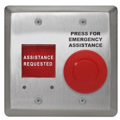Camden CM-AF540SO Double Gang, Push / Pull Mushroom Push Button, Red