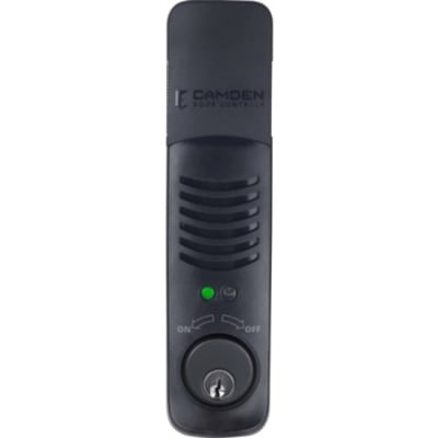 Camden CX-DA810-BK-KD Battery Door Prop Alarm, Keyed Different, Black