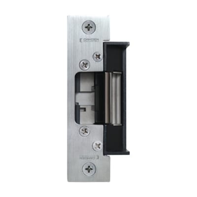 Camden CX-ED1410 Universal Grade ANSI Fire Rated Strike for Cylindrical Locksets, Stainless-Steel Faceplate