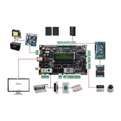 Keyscan KC2A Two-Reader Access Control Unit, 2-Doors, Onboard LCD Screen Display