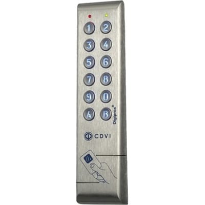 CDVI KCPROXWLC26 Keypad and Multi-Technology Wiegand Proximity Card Reader, 125 KHz