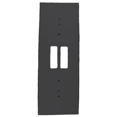 Radionix TP161 Trim Plate for Mounting Single-Gang Box Detectors, Black