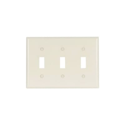 2141labox wallplate 3g toggle thermoset std la