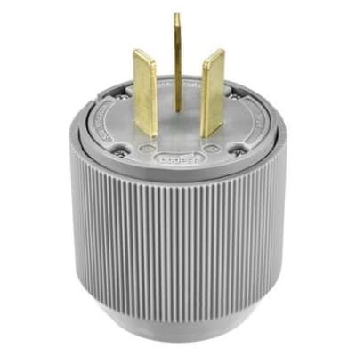 Eaton Arrow Hart 4524N Plug 50A 125/250V 3P3W Str AutoGrip GY