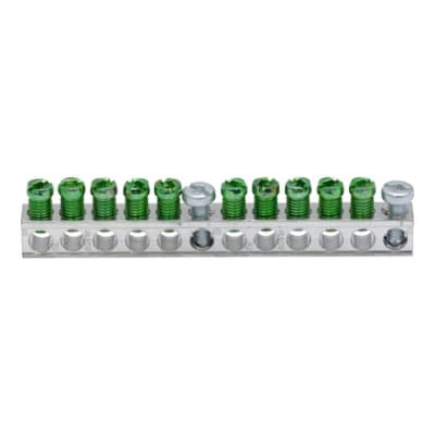 Eaton GBKP10 Ground Bar Kit, 10 Circuits, 4.29", Cu/Al