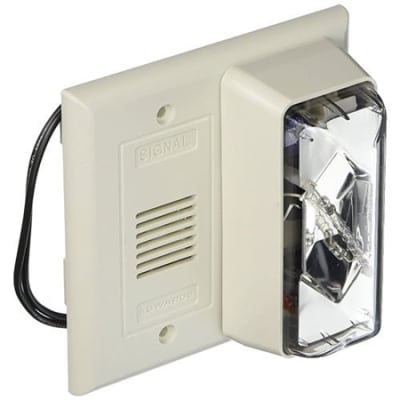 Edwards Signaling Call for Assistance Horn/Strobe Clear 120vac 50/60hz, 0.115a