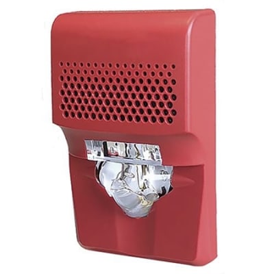 Kidde EG1AVRN Genesis LED EG1 Compact Wall Horn Strobe, None Marking, Red